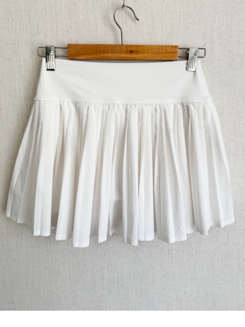 🎾AERIE Offline Pleated Tennis Skort Real Me Athletic White Mini Skirt - Small - Picture 5 of 8